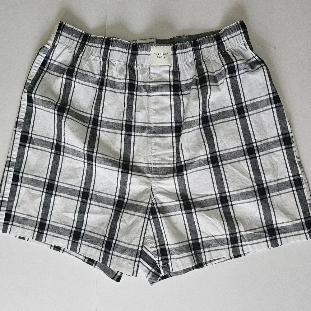 AEO Plaid Stretch Boxer Short
